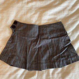 American eagle plaid pleated mini skirt